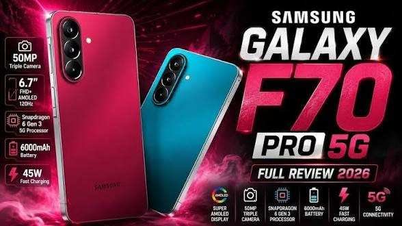Samsung Galaxy F70 Pro 5G Price in India, 50MP Camera, 6.7-Inch AMOLED Display, 120Hz Screen & Expected Launch Date